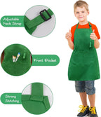 SINLAND Kids Apron with Pocket 2 Pack Children Chef Apron - Image 2