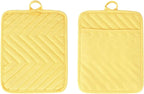 Anyi Pot Holders and Oven Mitts 7" X 9" Heat Resistant Cotton Pocket Pot Holder - Image 2