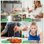 Cunhill 5 Pcs Soup Ladles Stainless Steel Serving Ladles - Image 7