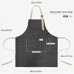 NLUS 2 Pack Kitchen Cooking Aprons, Adjustable Bib Waterproof Chef Apron - Image 4