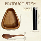 3PCS Coffee Dosing Cup, Wooden Coffee Dosing Set - Image 2
