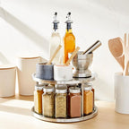 Juvale 2-Tier Lazy Susan Spice Rack Organizer - Image 3