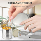 Safring Can Opener Manual, Heavy Duty Stainless Steel Smooth Edge Can Opener - Image 7