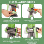 Rotary Cheese Grater with Handle-Versatile Cheese Grater Non-Slip Suction Base - Image 6