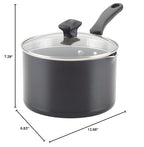 Farberware Cookstart DiamondMax Nonstick Straining Saucepan, Dishwasher Safe - Image 7