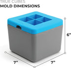 True Cubes Crystal Clear Ice Cube Maker, 4 Large 2"x2"x2" Ice Cubes - Image 7