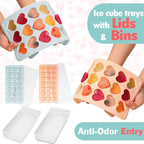 2 Pack Heart Shpaed Ice Cube Trays - Image 3