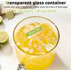 MOBYKE 2.2 Gallon Drink dispenser, Large Water Glass Beverage Dispenser - Image 4