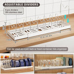 Magheo Expandable Food Storage Container Lid Organizers - Image 2