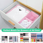 Drawer Clothing Organizer 16-Pack, Fabric Folding Wardrobe Organizer - Image 4