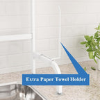 Over The Sink Dish Drying Rack, Adjustable 2 Tier Metal Steel Dish Drying Racks - Image 5