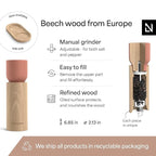 LARS NYSØM Wooden Salt and Pepper Grinder Set Manual - Image 4