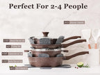 SENSARTE Nonstick Cookware Set 13-Piece, Healthy Pots and Pans Set Kitchen - Image 2