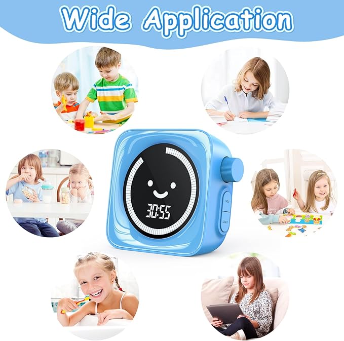 Visual Timer for Kids, 99 Minute Digital Cute Kids Visual Timer Classroom Timer - Image 8
