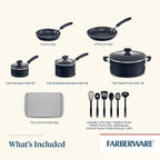 Farberware Cookstart DiamondMax Nonstick Cookware/Pots and Pans Set - Image 4