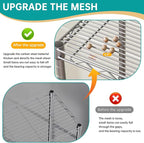 SINGAYE 5 Tier Shelf Wire Shelving Adjustable Storage Shelves Rack Standing - Image 4