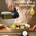 SWEET VIEW 2PCS Olive Oil Dispenser and Oil Sprayer – 16oz/470ml Glass - Image 3