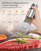 Electric Salt and Pepper Grinder Set, Upgraded 2-Speed Setting, External 5 - Image 2