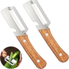 2 Pcs Multifunctional Vegetable Peeler, Stainless Steel Blade Peeler by Unknown