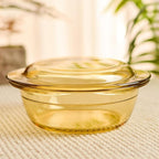 Amber Borosilicate Glass Casserole Dish - Image 9