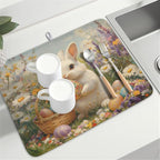 Easter Bunny Eggs Dish Drying Mat - Image 8