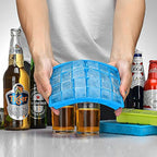 Ice Cube Tray, Silicone Square Ice Trays Easy Release Stackable Ice Cube Mold - Image 3