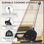 Silicone Cooking Utensils Set, Vayvnt 8 PCS Kitchen Utensils Set - Image 3