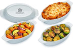Heartland Home Porcelain Mini Casserole Dish Oval Au Gratin Dish. Cauliflower by HeartlandHome