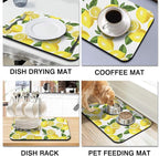 Dish Drying Mat for Kitchen Counter 2 Pack - Image 6