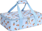 Corduroy Casserole Carrier, Insulated Lasagna Lugger by MIAOJIE