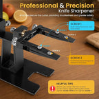 Newise Precision Knife Sharpening System, Adjustable Angle Guided Sharpener Kit - Image 2