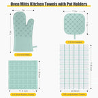Oven Mitts Kitchen Towels Dishcloths - Image 2