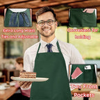 4 Pack Chef Apron, Waterproof Apron, Adjustable Apron - Image 5