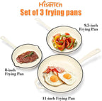 Hisencn Enameled Cast Iron Skillet Set - Image 2
