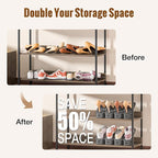Neprock Shoe Slots Organizer for Closet, Shoe Storage Organizer Shoe Slots - Image 5