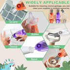 4 in 1 Cup Lid Cleaning Brush, Portable Water Bottle Brush, Bottle Gaps - Image 5