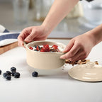 Kook Ceramic Mini Cocotte Set, Small Casserole Dishes - Image 5