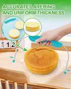 Adjustable 2- Wire Cake Slicer Leveler Small Cake Cutter Slicer - Image 4