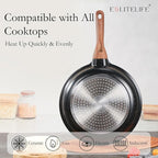 ESLITE LIFE Nonstick Ceramic Frying Pan Skillet - Image 4