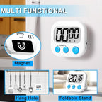ZILLEEN Classroom Timer for Kids Teachers 6 Pack Digital Timers - Image 2