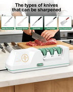 Electric Knife Sharpener with Replaceable Sharpening Head Easy to Change - Image 7