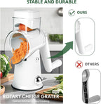 Rotary Cheese Grater with Handle - Image 7
