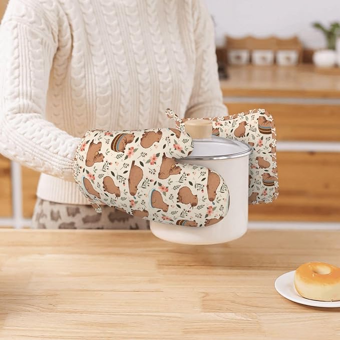 Oven Mitts and Pot Holders Set - Image 2