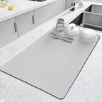 LOPNUR Kitchen Dish Drying Mat, Diatomite Coffee Mat, Super Absorbent Dish by LOPNUR