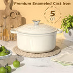 Enameled Cast Iron Dutch Oven - Image 3