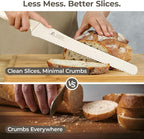 CoquusAid Upgrade Bread Knife for Homemade Bread, World‘s 1st Double Serrated - Image 3