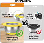 KITEISCAT Stainless Steel Mixing Bowls - Image 4