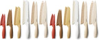 CAROTE Knife Set, 12 Pieces Kitchen Knife Set, 6 Stainless Steel Knives by CAROTE