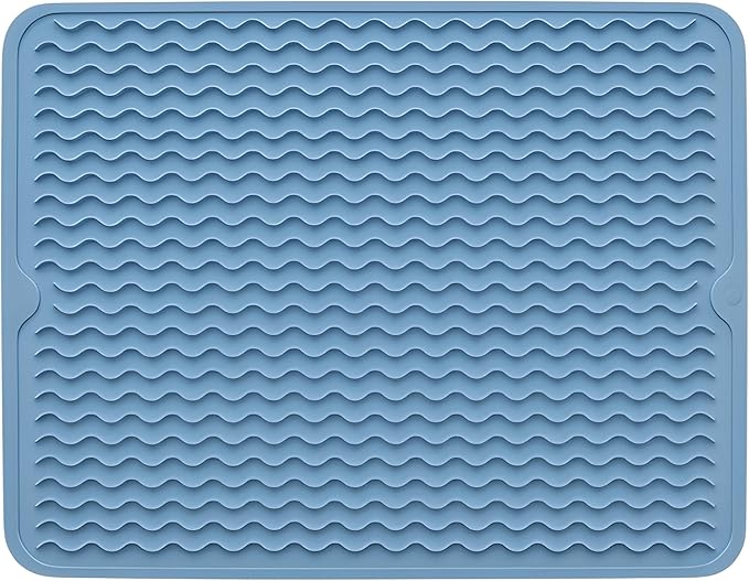 Silicone Drying Mat 16 × 12 – Royal Blue Non-Slip Sink Mat by Unknown