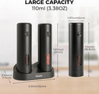 110ml Electric Salt and Pepper Grinder Set, Rechargeable salt and pepper shakers - Image 11